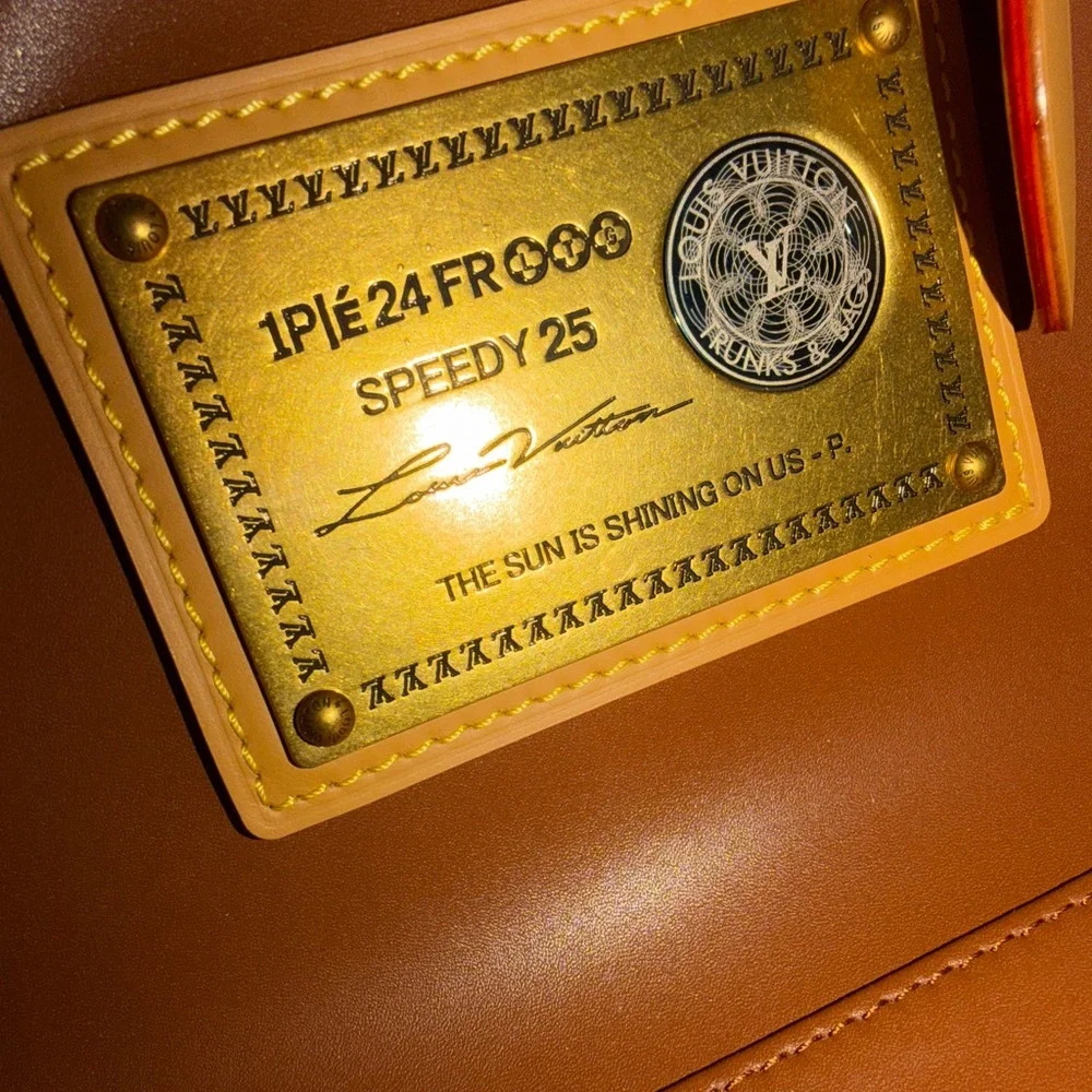 Louis Vuitton Yellow Monogram Mini Satchel with Natural Leather Trim - Picture 8 of 10